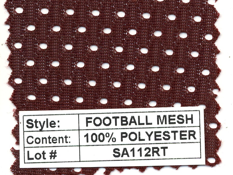 Football Mesh 100% Polyester